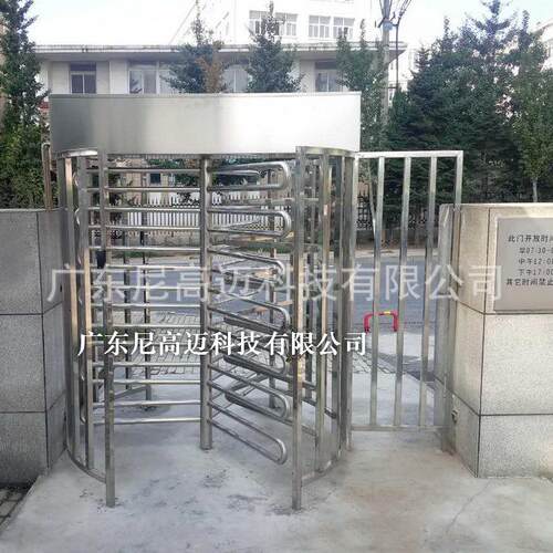 工地全高旋转闸 珠海不锈钢全高转闸厂家 考勤全高栅栏转闸