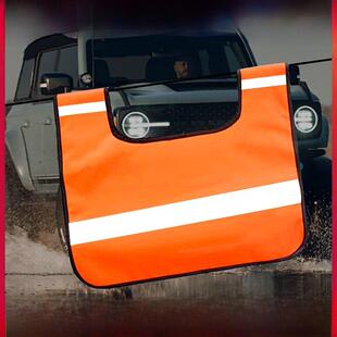 新型绞车钢丝绳警告缆旗减震缓冲垫安全毯救援拖车绳缆旗反光条