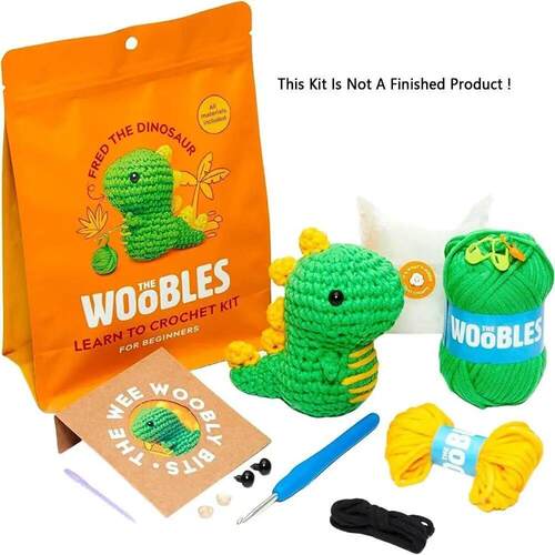 Beginner DIY Set Crochet Kit with Crochet Hooks Yarn Set