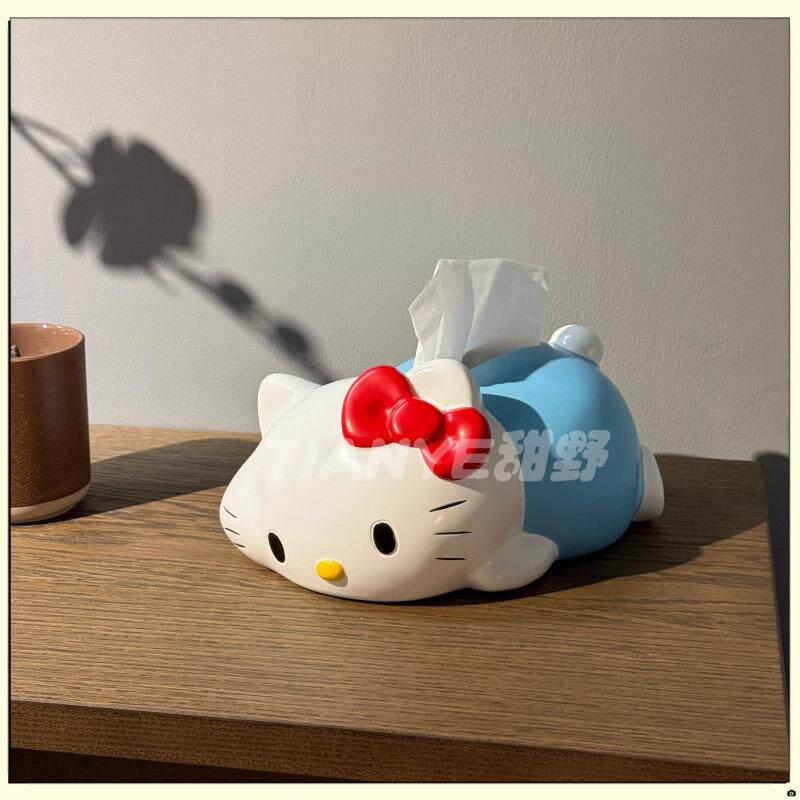 反派可爱多hellokitty纸巾盒客厅卧室家用创意宿舍桌面抽纸收纳