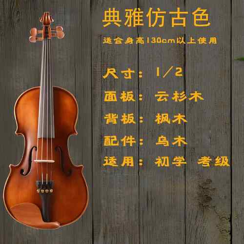 正品克莉蒂娜V3实木手工检定考成人0小提琴儿丝童初学试者专业级