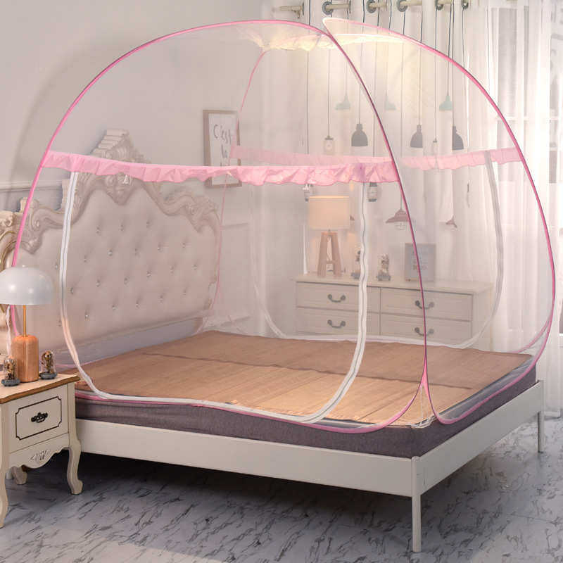 方免加高双门蒙古包 1空间8mmosquito.升级版顶net蚊帐大魔术安装