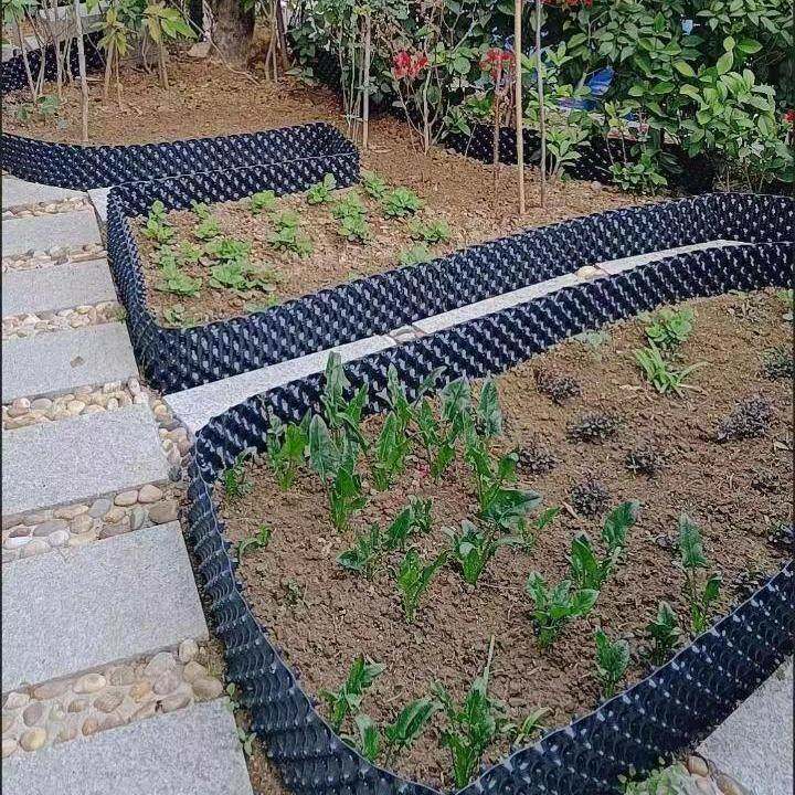 植物控根器植树专用塑料高培土围树板园艺盆景围栏加厚限根阻根板