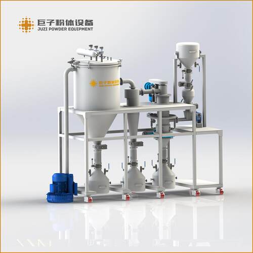 厂家直销粉体流化床式气流粉碎分级机机_1~74微米气流磨超微细粉