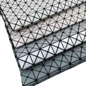 现货供应片01三P角硅胶片手机套包装 盒皮革几何图人造U革面料