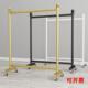 服装 店铺挂衣架晾衣架带轮挂杆 店展示架落地衣架衣服架货架女装