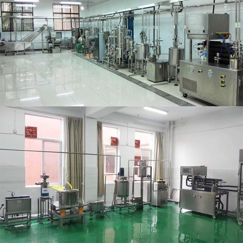 中小试勾兑果汁饮料生产线用于新品研发与生产