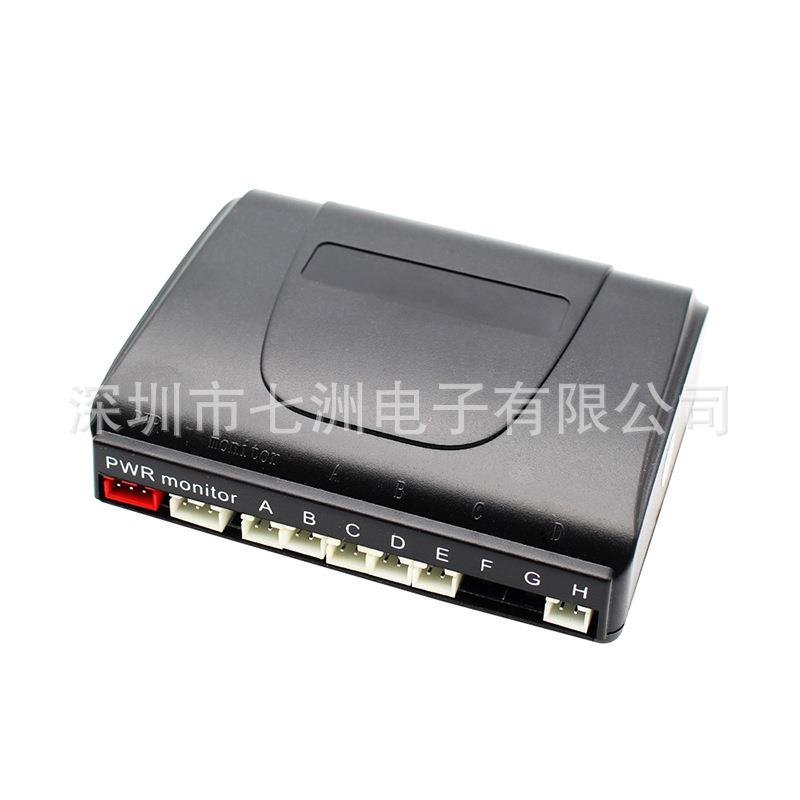 汽车通用LED小月牙前后倒车雷达BIBI声蜂鸣泊车六探头雷达PZ300-6
