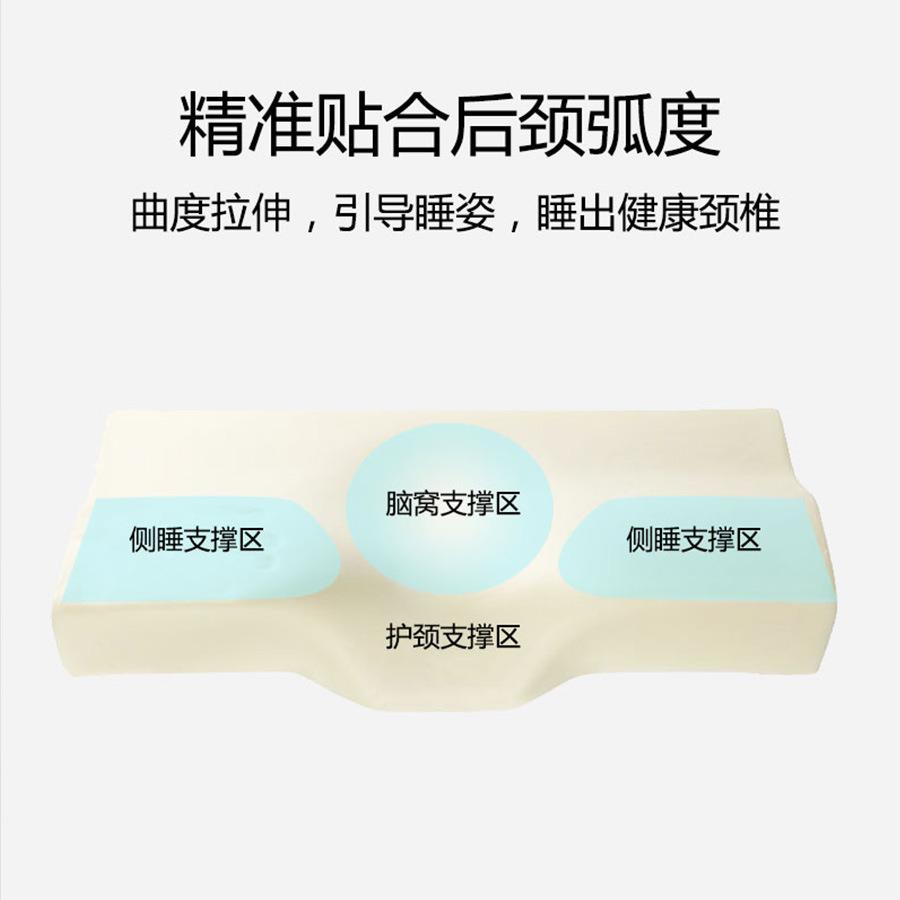 护颈枕慢回弹记忆棉枕防打鼾高枕不塌颈椎分区记忆枕枕头