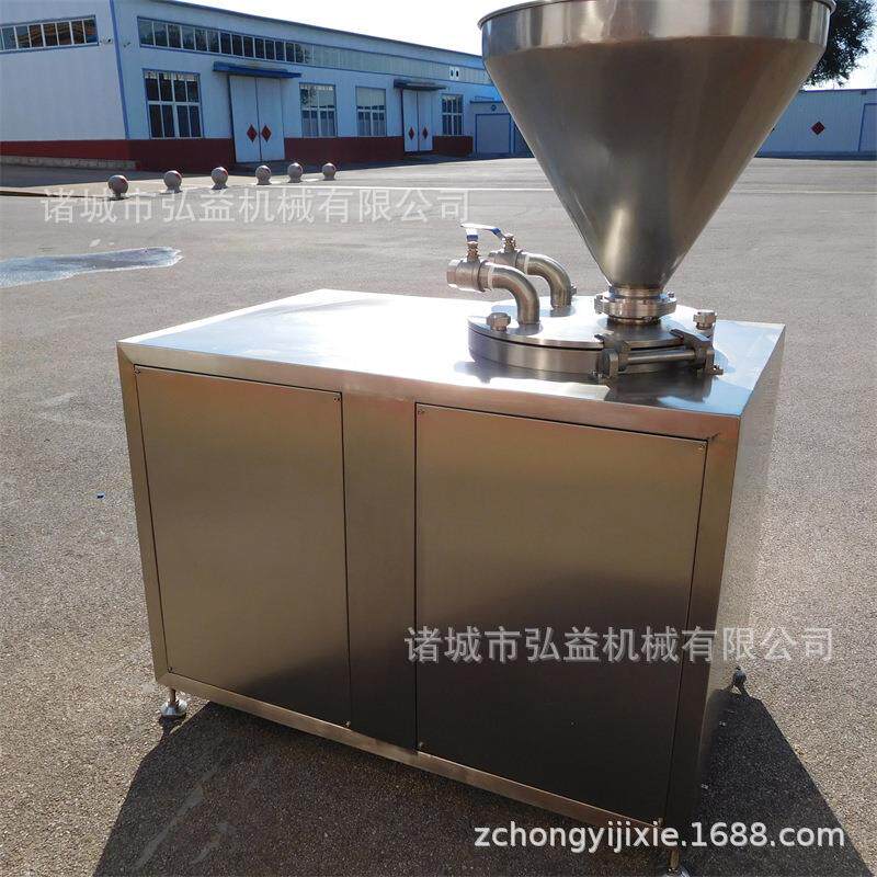连续式培根火腿肠灌肠机宠物香肠制作灌制品设备灌腊味香肠生产线