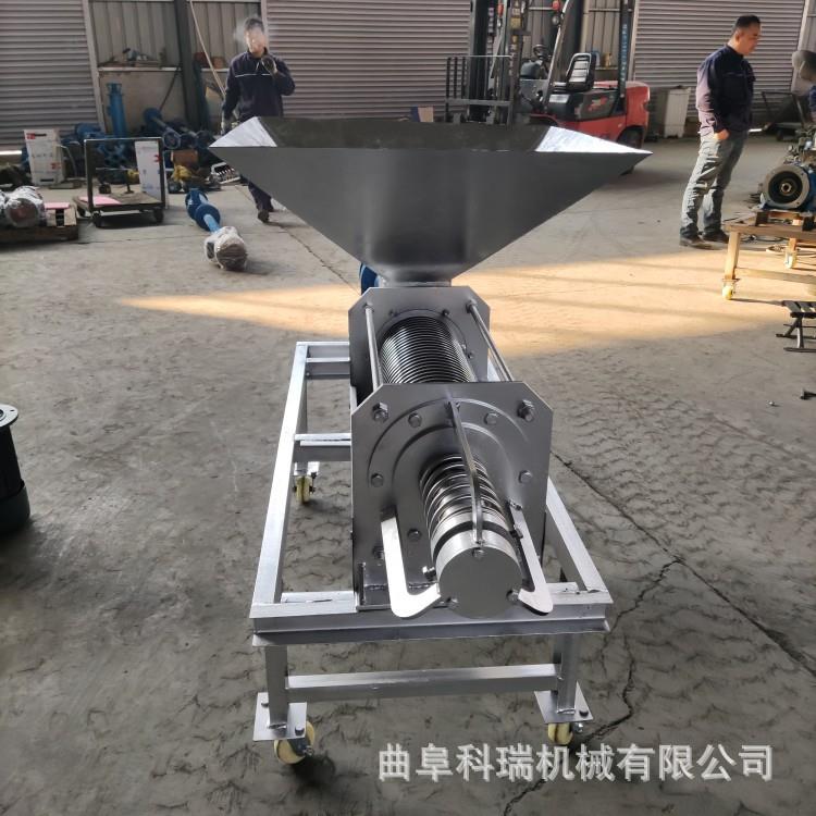 1KR-18080养猪场猪粪固液分离牛场牛型粪螺旋挤干机机餐厅泔水脱