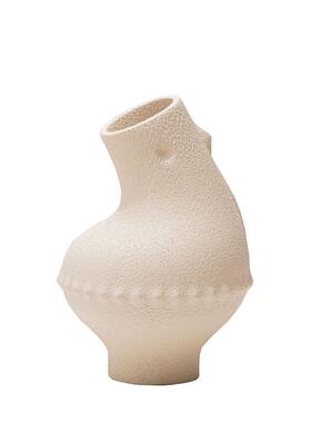 简约现代创意树脂肌理花瓶软装样板房售楼部客厅茶几桌面果盘摆件