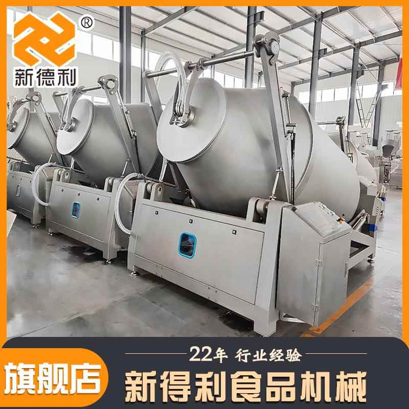 大型鸡鸭鹅腌制设备全自动鱼片变频滚揉机商用3600L牛肉入味机器