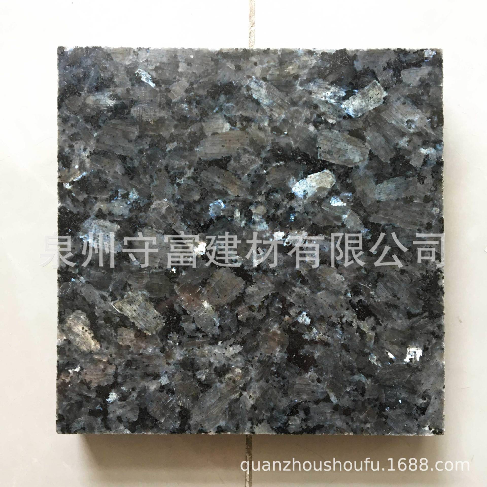 蓝珍珠石材天然 厨房大理石花岗岩台面光面板火烧板石材