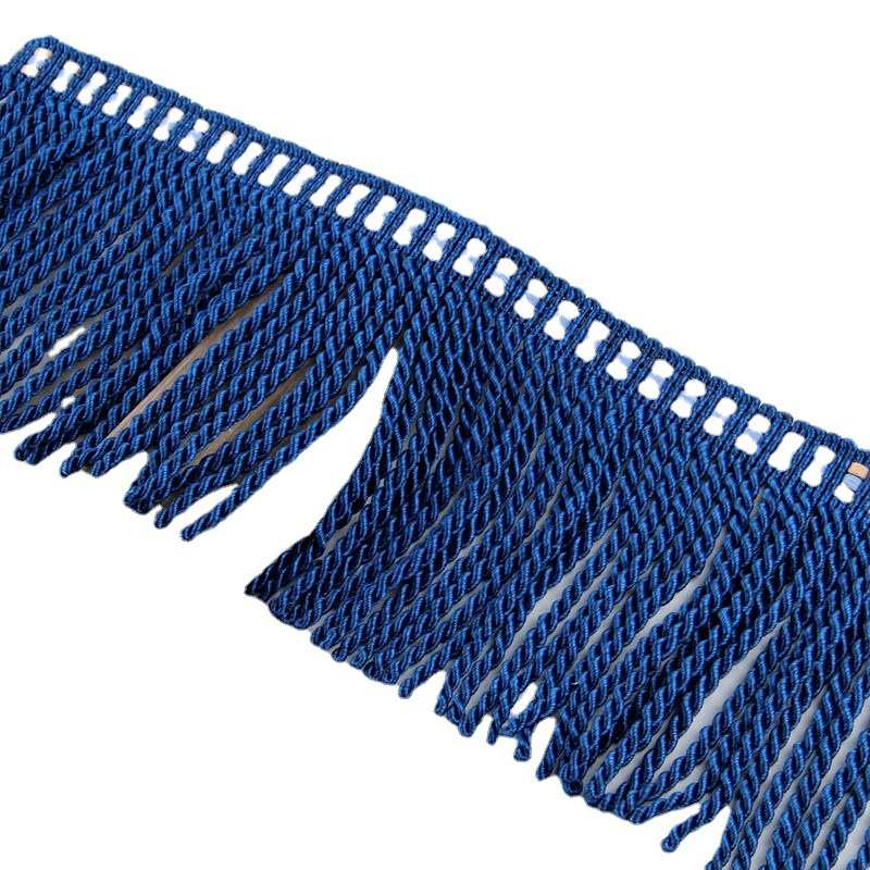 窗帘花边配件沙发辅料12公分绳排麻花排须扭排粉色灰色米黄宝蓝色