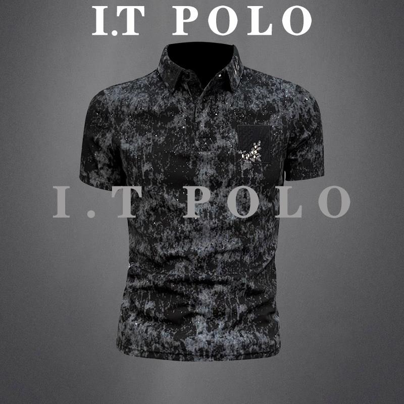 I.T POLO 专柜~POLO衫男短袖t恤夏季潮牌新款修身时尚休闲体恤男