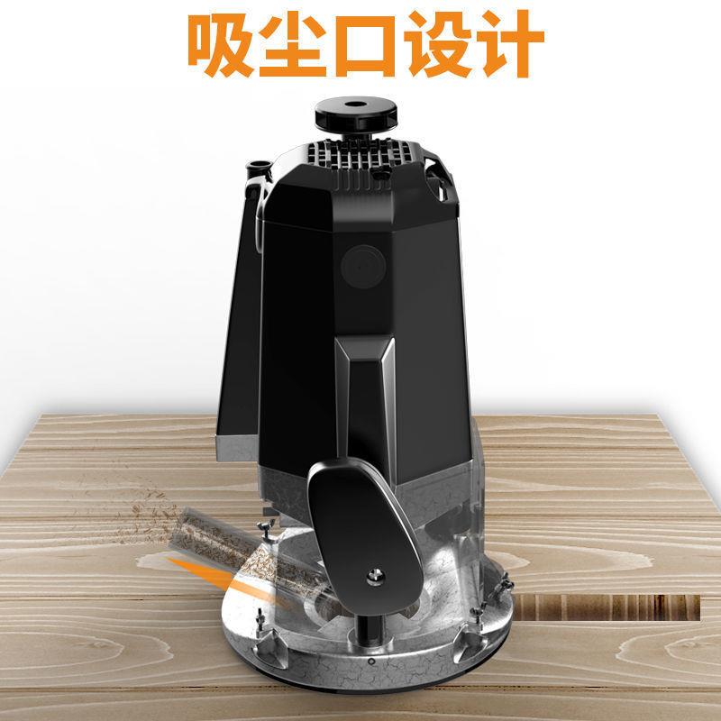 多鑫石机木工大锣机开机井电刻木铣功能修边机孔418开榫工具