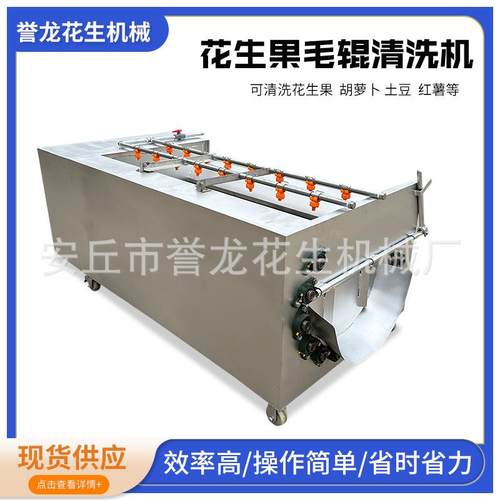 萝卜红薯土豆毛辊全自动清洗机芋头大姜去泥去皮U型毛辊清洗机