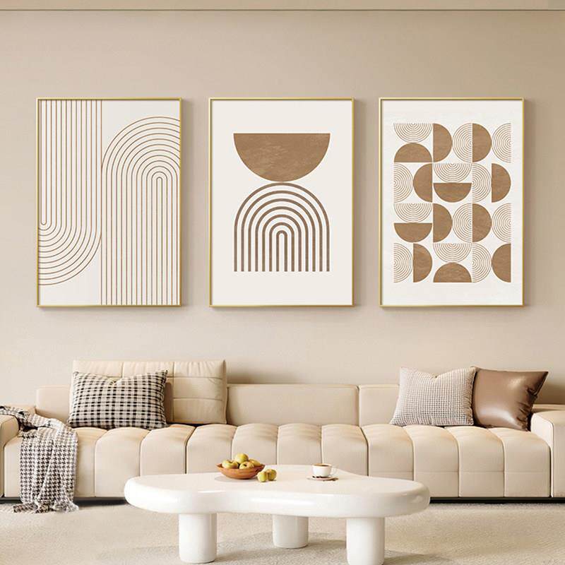 三联抽象沙发背景墙装饰画 画现代简约艺术挂画 画高级轻奢壁画