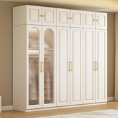 衣柜家用卧室出租房用简约对开门衣橱木质儿童简易小户型柜子货源