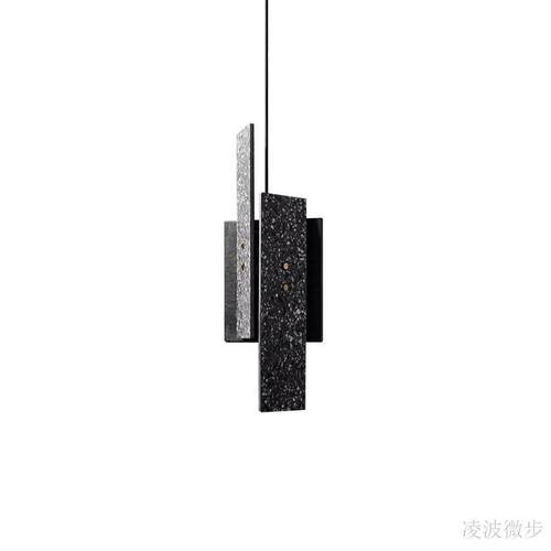 爆款水磨石吊灯设计师样板房酒店前台餐厅吧台创意装饰灯具