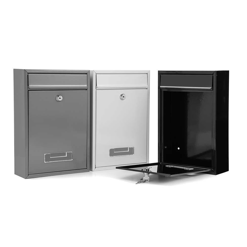 式投递 意见箱带的邮箱信箱 户外壁挂箱金属锁新款安全钥匙