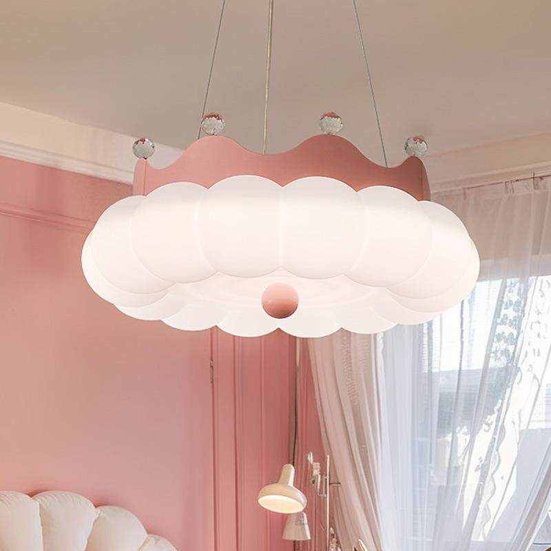 2025款卧吊爱加壹灯式室奶新油风公主房卧室房间吸顶灯法护眼儿童