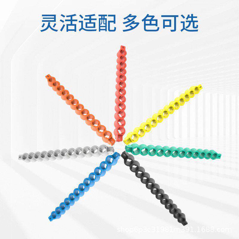 综合布线机柜网线电话线梳线器固线器整理器理线夹捋线排线器
