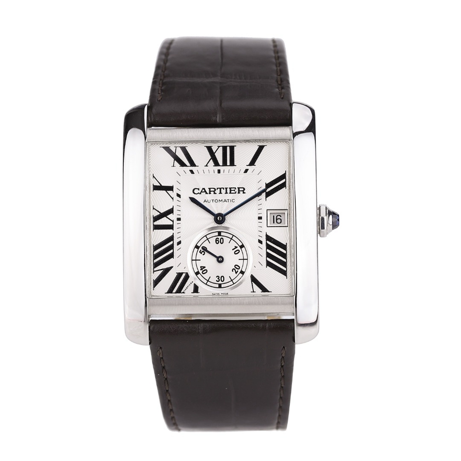 公价67500[98新]卡地亚坦克系列W5330003自动机械男士手表