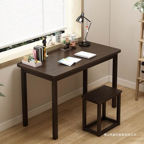 新中式家用书桌简约电脑桌台式长方桌学习桌办公桌楠竹桌子小户型