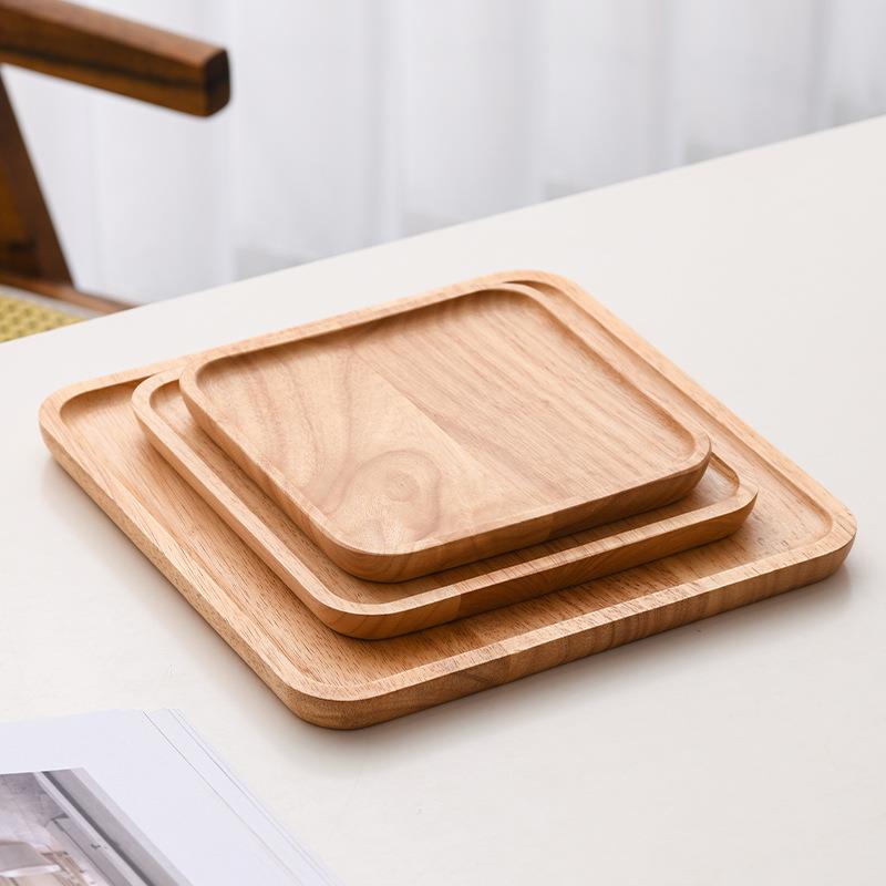 日式具酒DKS店餐厅点心甜实餐木餐盘早餐烧烤盘品子用木家质托盘