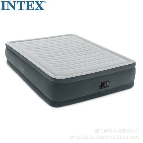 INTEX64414 充气床垫双人家用单人加厚双层简易床冲气线拉气垫床