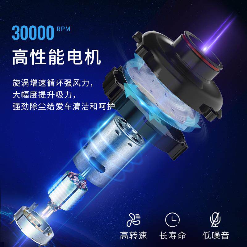 无线11.1V便携式车载吸尘器 家用手持吸尘器 干湿两用车用吸尘器