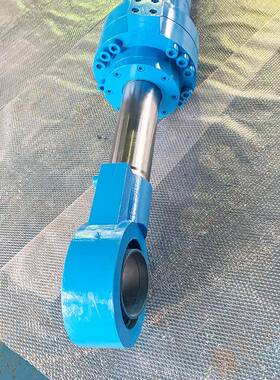 DGGS蓝色液压缸工业设备金属材质精密加工液压机械
