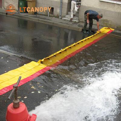pvc便携可折叠拦水坝 抗汛拦水截流防洪坝软体挡水坝源头工厂