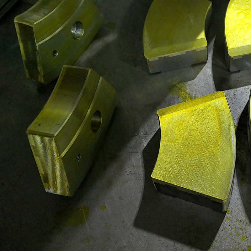 厂家长期供应推力瓦巴氏合金推力瓦块水轮发电机组巴氏合金推力瓦