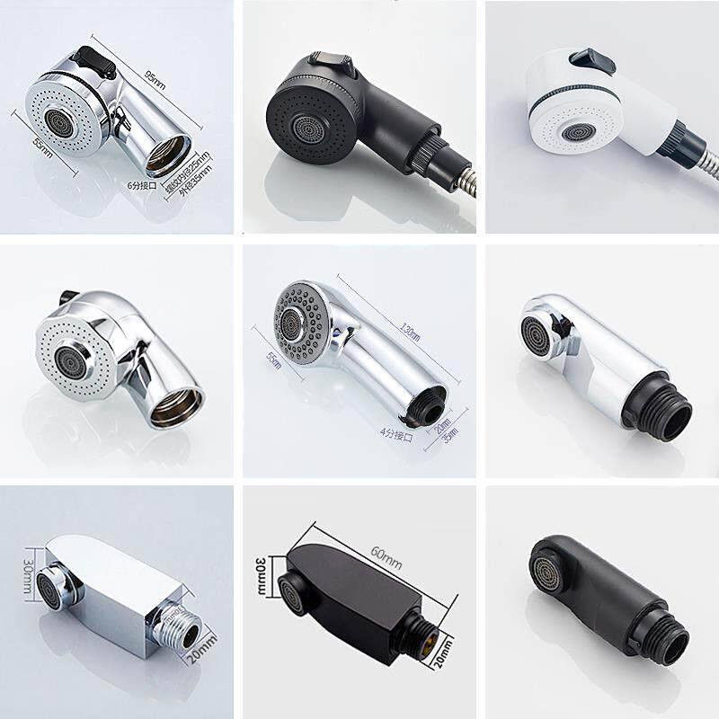 面盆水龙头抽拉式出水头喷头配件脸盆龙头防溅头抽拉伸缩喷头花洒