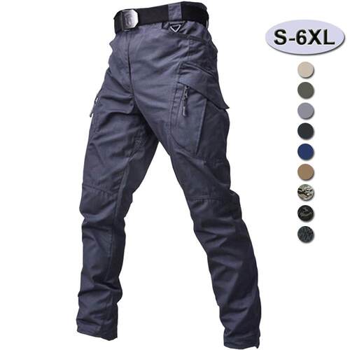 Tactical Pants Men Outdoor Work Wear Cargo Pant Military Wat