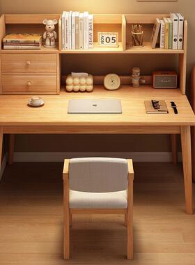 书MQY桌书一体桌家用成人电脑桌简架易办生公桌木腿卧实室学学习