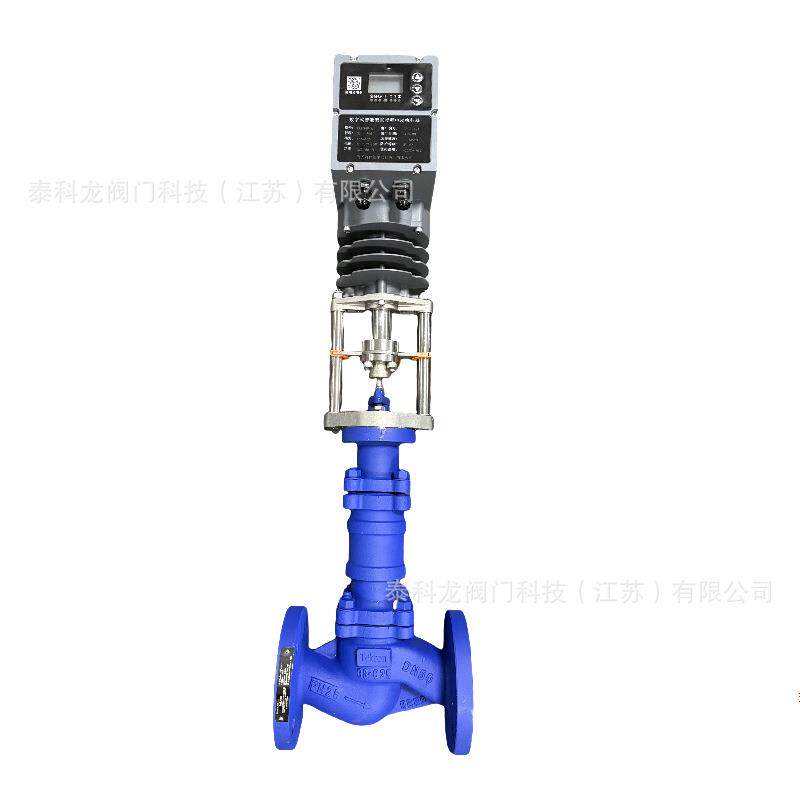 电动调节型智能数字化蒸汽高温法兰截止阀J41H-16C