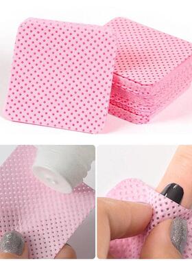 Lint Free Wipes Nail Polish Remover Pad Manicure Cleaning To