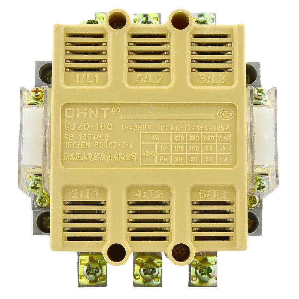 正泰 交流接触器 CJ20-100A 380V 220V 110V 36V 24V