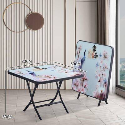 折叠矮桌AVL用吃饭桌家子地摆外摊户大桌排档方桌简易出租房圆形