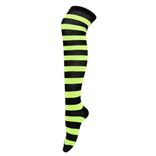 C 59722 Anime Striped Over-Knee Socks 日系过膝袜