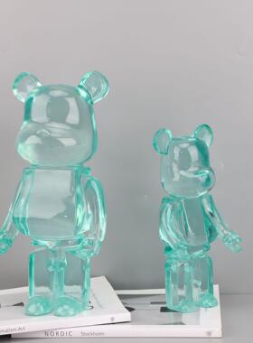 现代in件s风网红暴力熊轻奢摆样板间儿0407童房电视柜桌面潮装饰