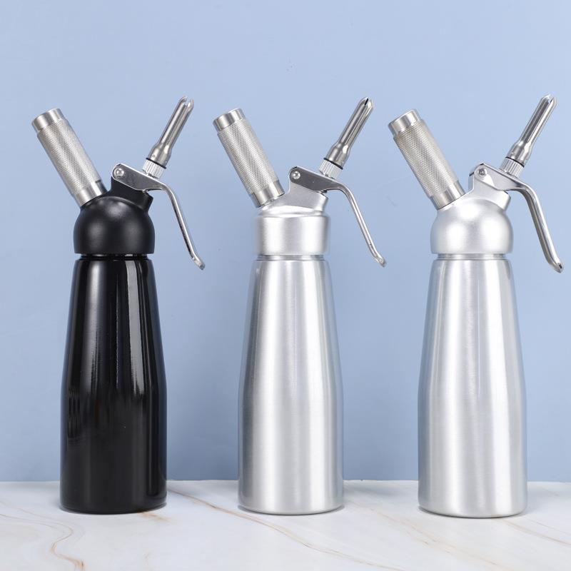LOGO500ML铝制纯色奶油枪奶油发泡器虹吸气瓶