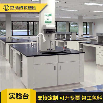 温州钢木工作试验台PP化学实验室操作台试剂架全钢实验台通风柜