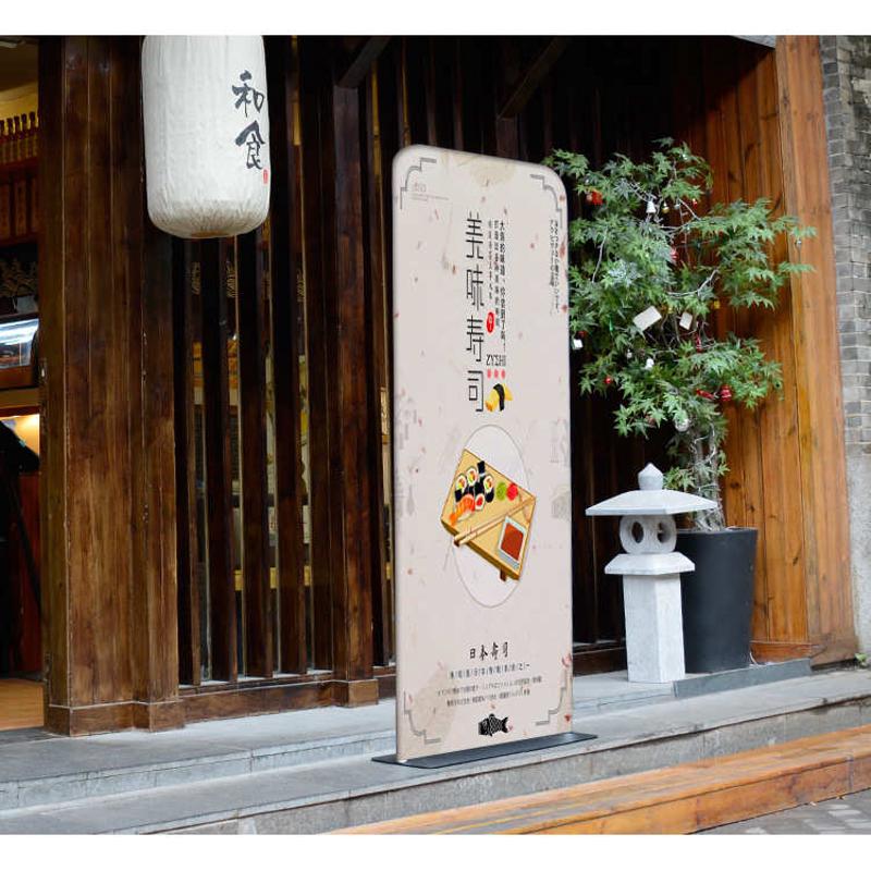 厂家直销快幕秀 户内外门型展架铁板门型 卡布展架展示架