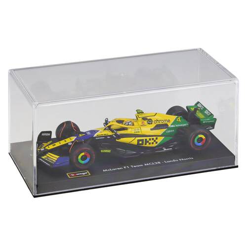 比美高1:43精装版2024 迈凯伦 McLaren F1 MCL38仿真合金汽车模型