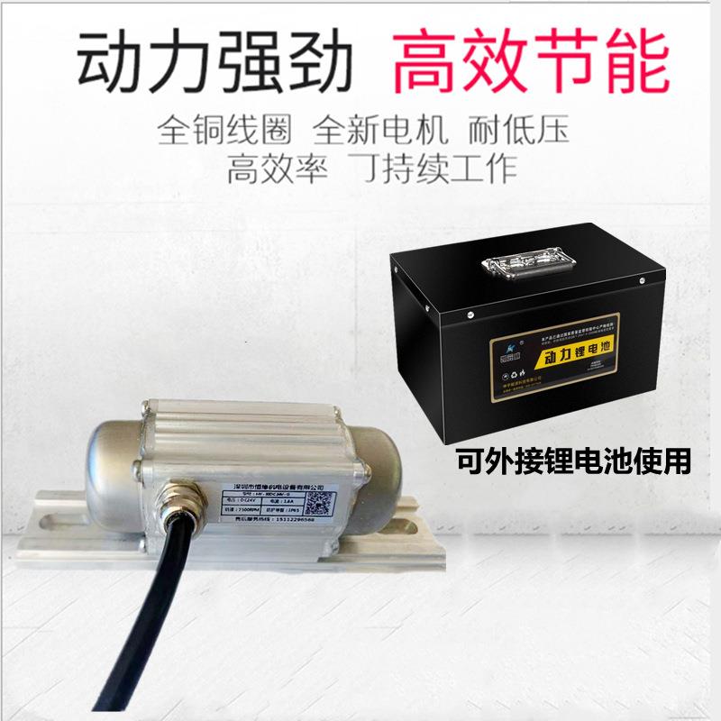 振动电机直流24V12V高频无刷直流微小型下料震动马达带数显调速图片